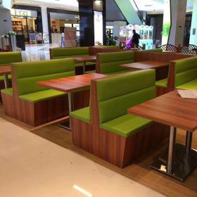 平涼茶餐廳卡座沙發(fā)定做廠家